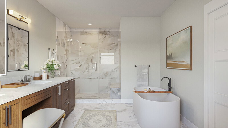 Online Designer Bathroom 3D Model 3