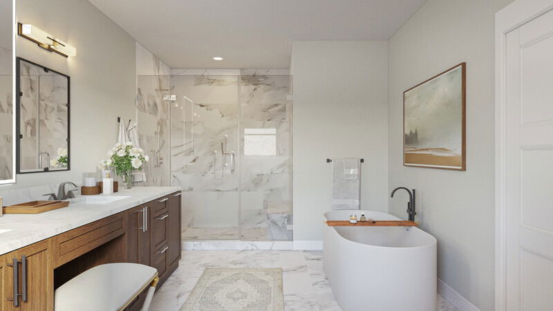 Online Designer Bathroom 3D Model 3
