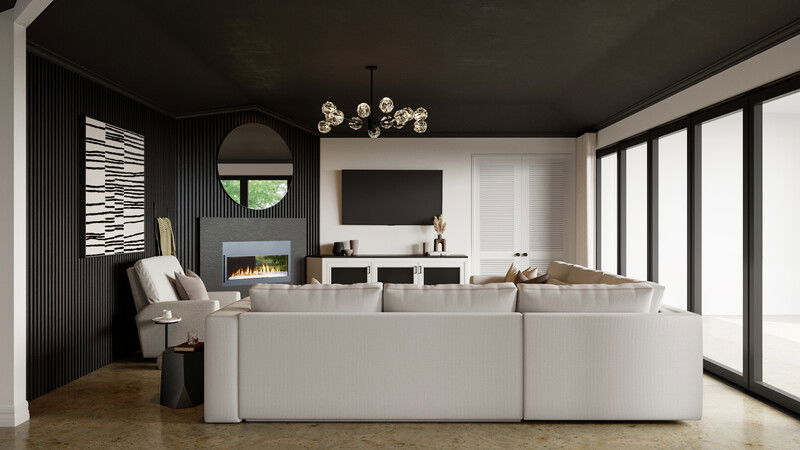 Online Designer Combined Living/Dining 3D Model 4