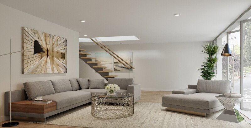 Online Designer Living Room 3D Model thumbnail1
