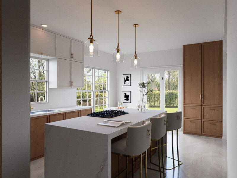 Modelo 3D de Cocina de Diseñador en Línea 3