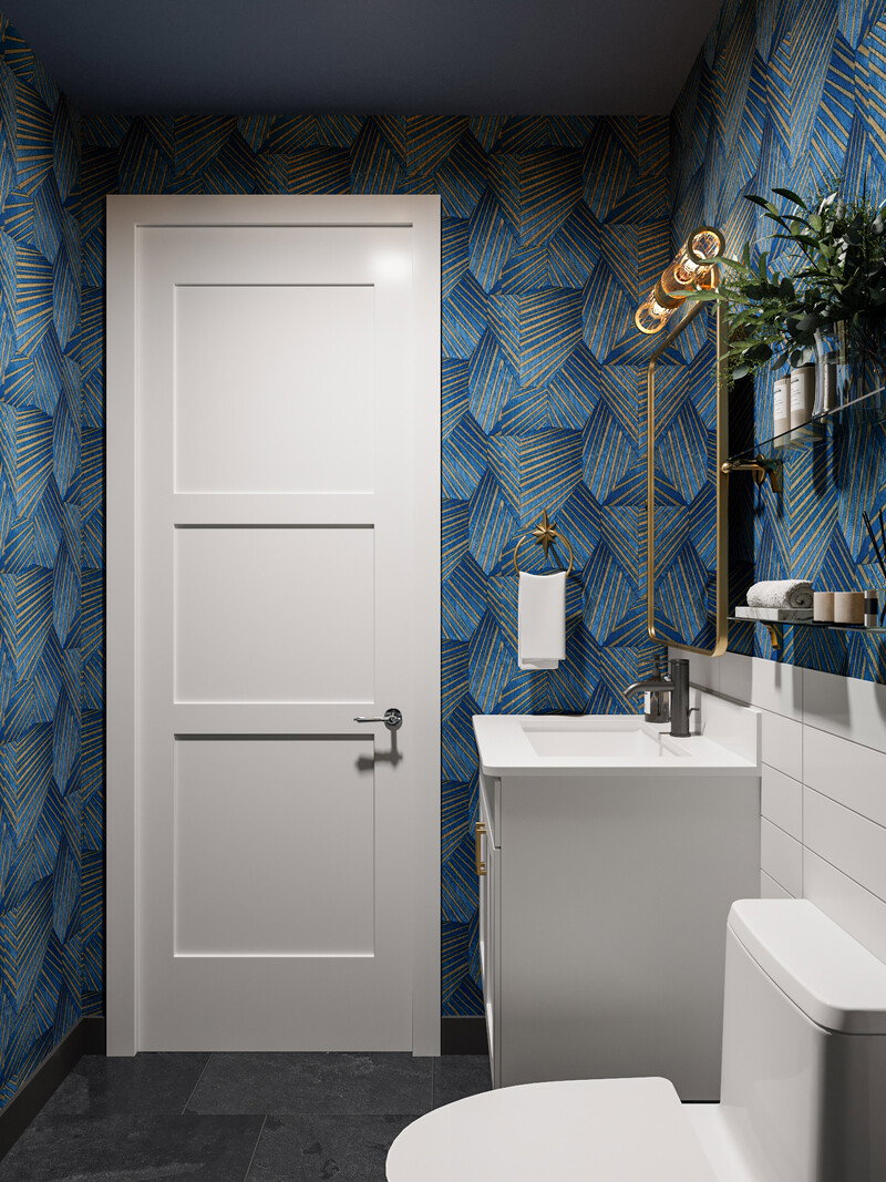 Online Designer Bathroom 3D Model thumbnail3