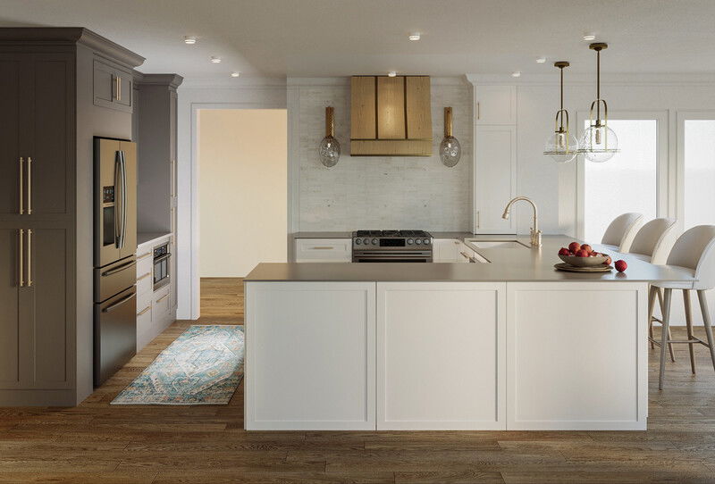 Modelo 3D de Cocina de Diseñador en Línea 1