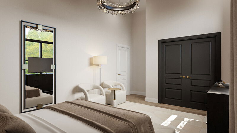 Online Designer Bedroom 3D Model 2