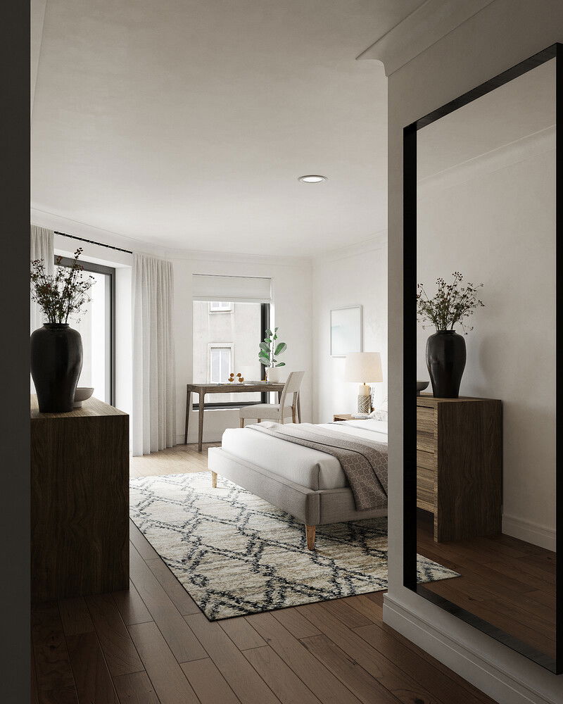 Modelo 3D de Dormitorio del Diseñador en Línea 1