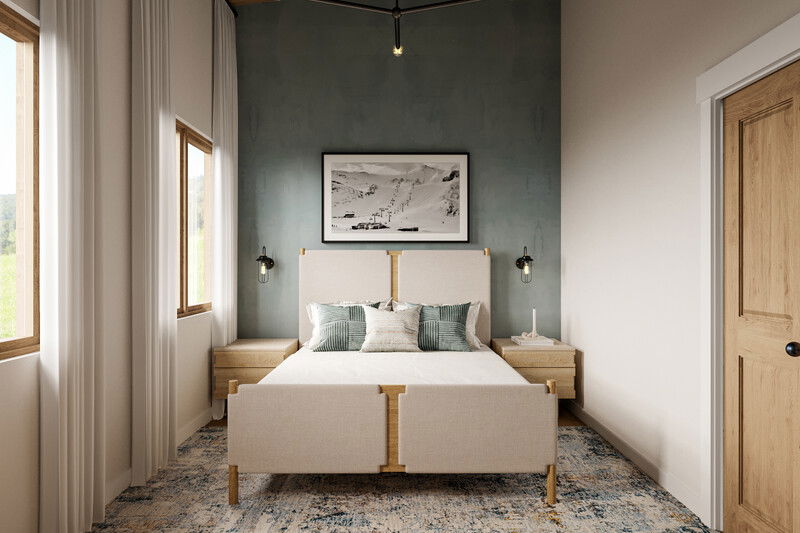 Online Designer Bedroom 3D Model 1