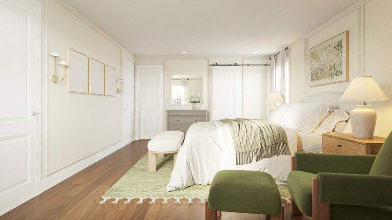 Online Designer Bedroom 3D Model 3