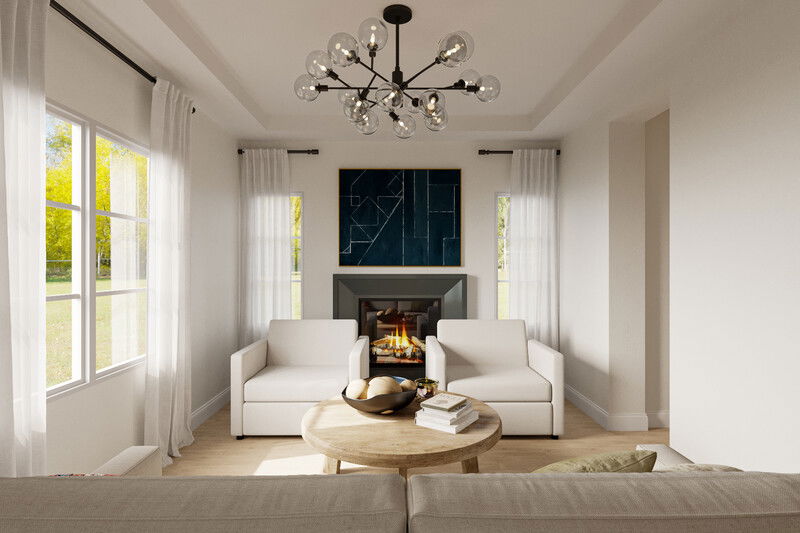 Online Designer Living Room 3D Model thumbnail2