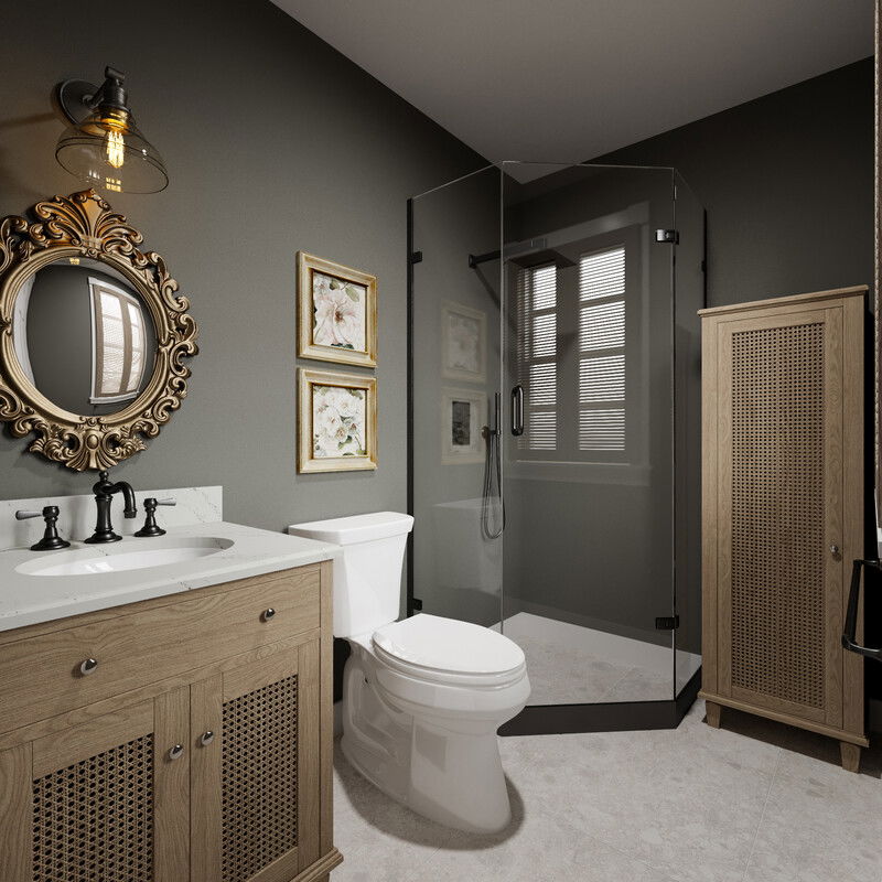 Online Designer Bathroom 3D Model 1