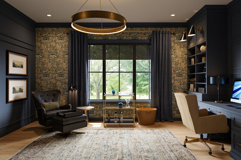 Online Designer Home Office 3D Model thumbnail2