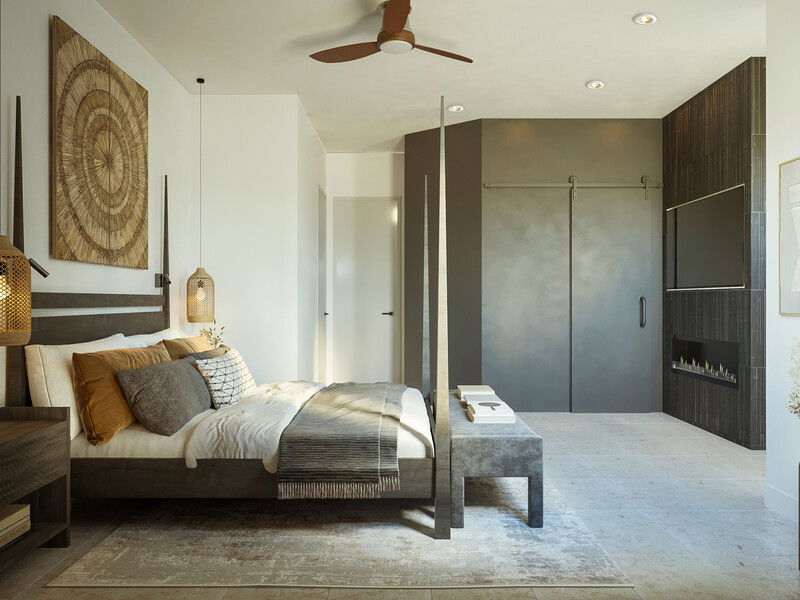 Online Designer Bedroom 3D Model 3