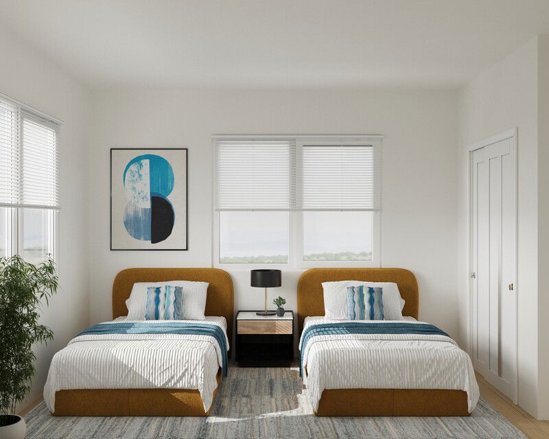 Online Designer Bedroom 3D Model 1