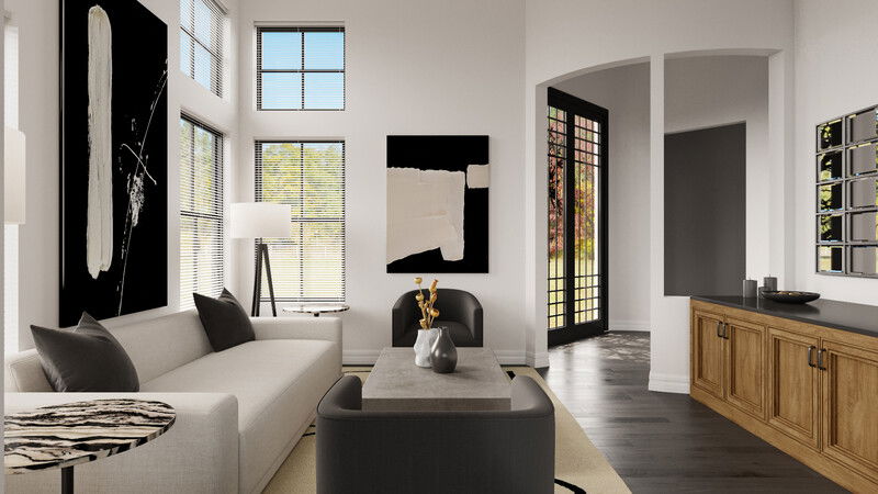 Online Designer Living Room 3D Model 3