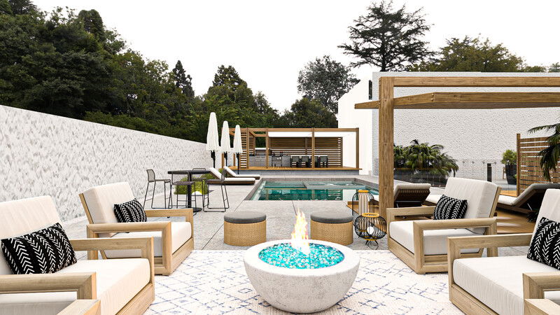 Modelo 3D de Patio Diseño Online 5
