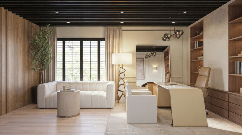 Online Designer Living Room 3D Model 3