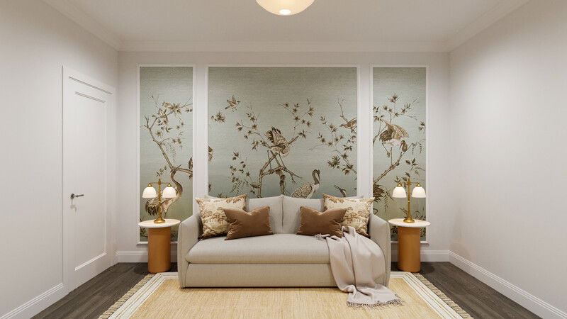 Online Designer Bedroom 3D Model 1