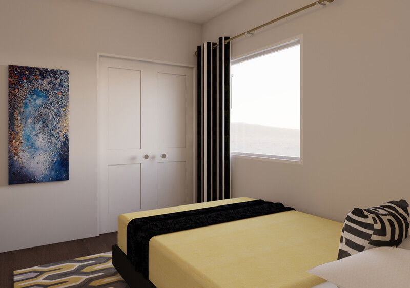 Online Designer Bedroom 3D Model 3