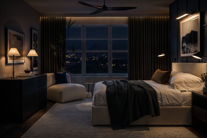 Online Designer Bedroom 3D Model 5