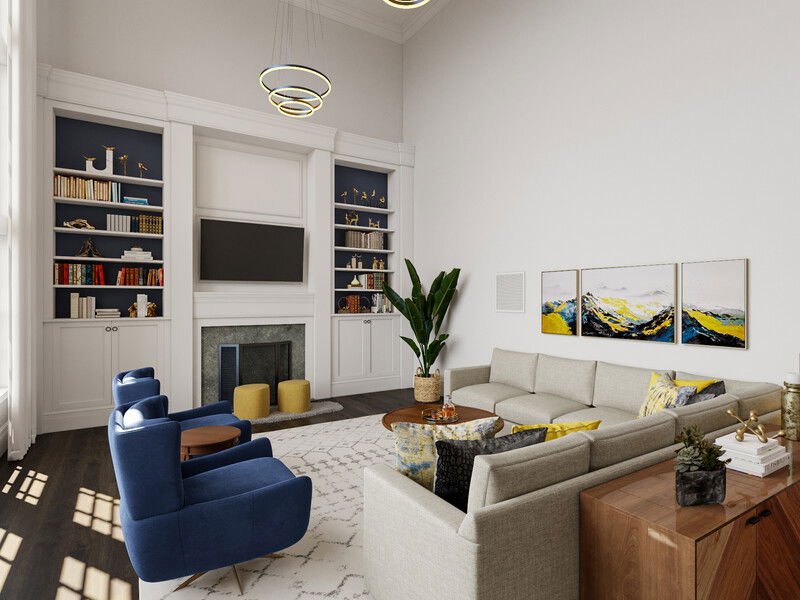 Online Designer Living Room 3D Model 4