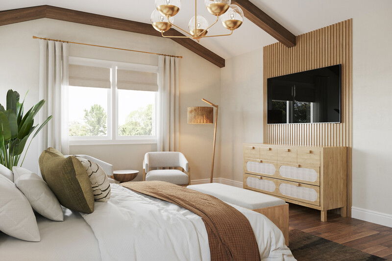 Online Designer Bedroom 3D Model 1