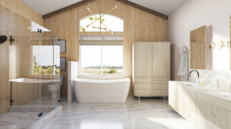 Online Designer Bathroom 3D Model 1