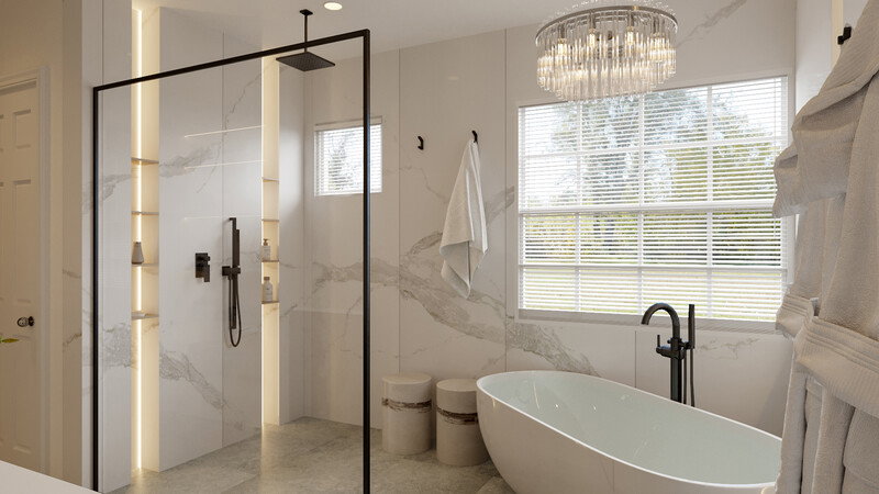 Online Designer Bathroom 3D Model 4