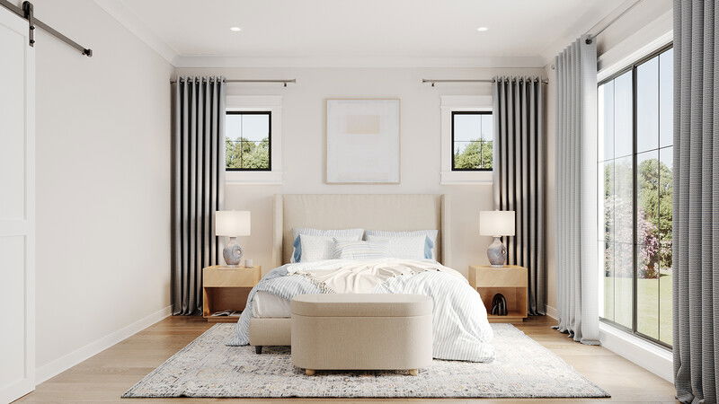 Online Designer Bedroom 3D Model 3