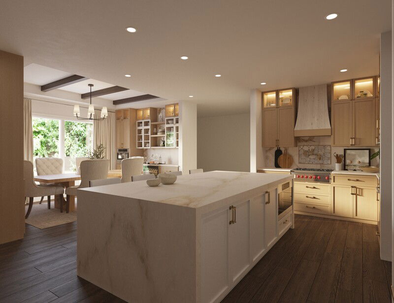 Modelo 3D de Cocina de Diseñador en Línea 3