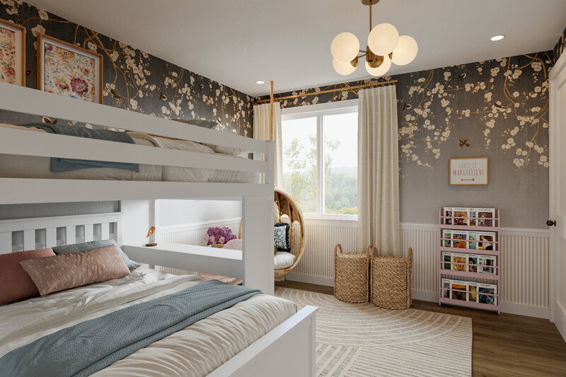 Online Designer Bedroom 3D Model thumbnail3