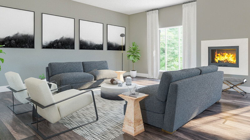 Online Designer Living Room 3D Model 2