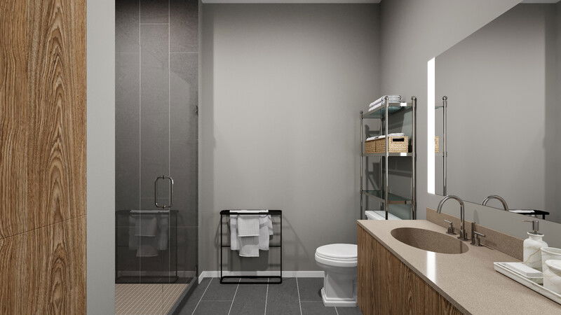 Online Designer Bathroom 3D Model 3