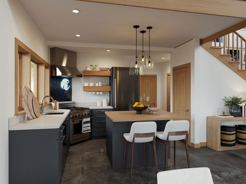 Modelo 3D de Cocina de Diseñador en Línea 4