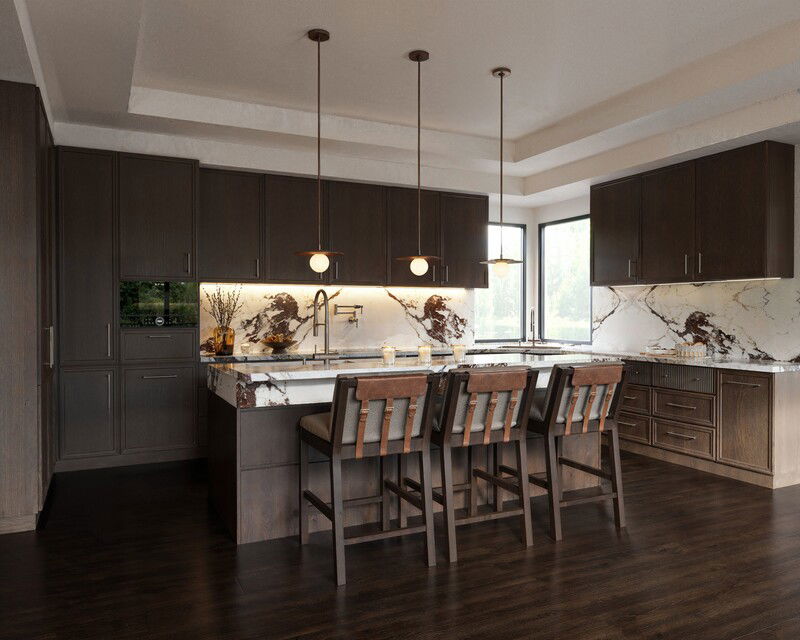 Online Designer Kitchen 3D Model 3