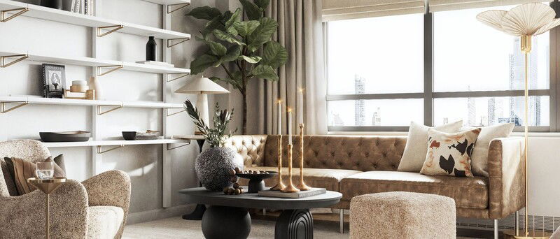 Tranquil Urban Living Interior Design | Decorilla