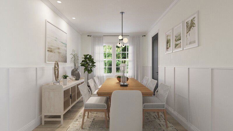 Online Designer Dining Room 3D Model 1