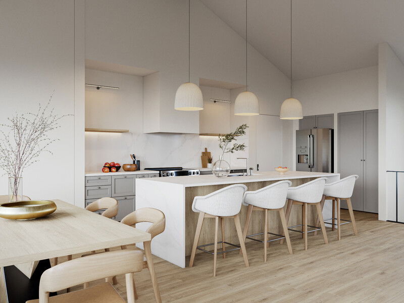 Modelo 3D de Cocina de Diseñador en Línea 2