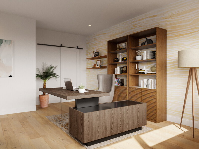 Online Designer Home Office 3D Model thumbnail2