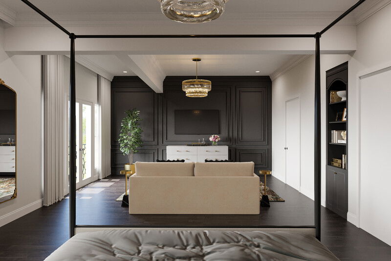 Online Designer Bedroom 3D Model 2