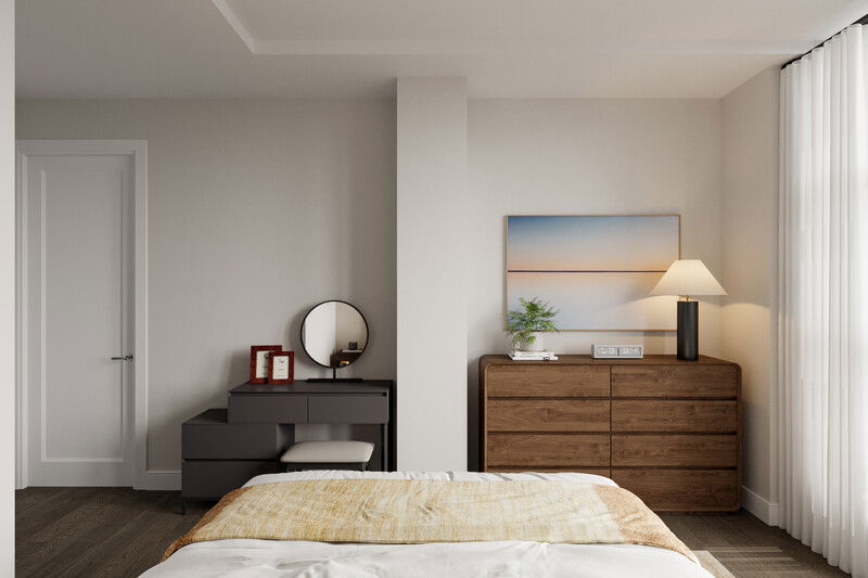 Online Designer Bedroom 3D Model 2