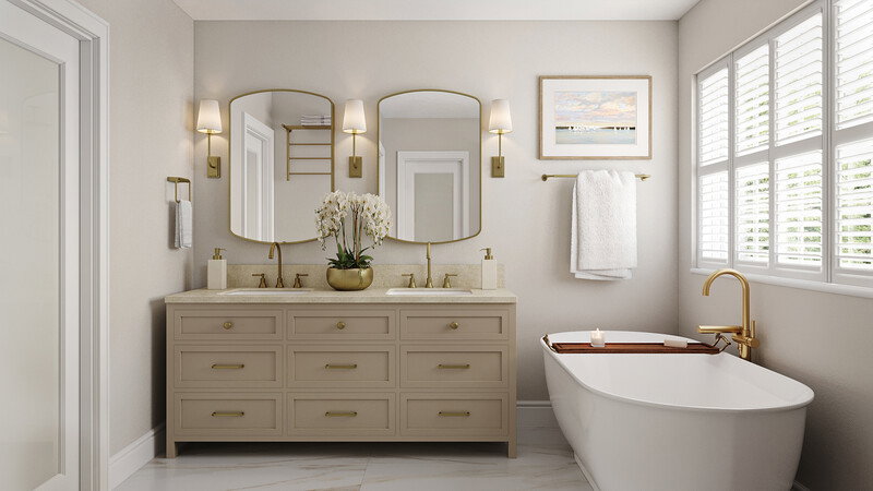 Online Designer Bathroom 3D Model 2
