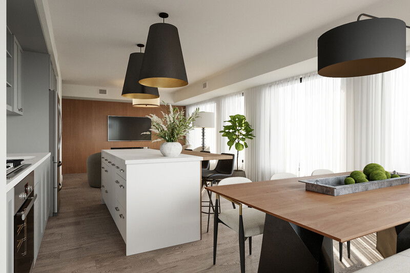Modelo 3D de Cocina de Diseñador en Línea 2