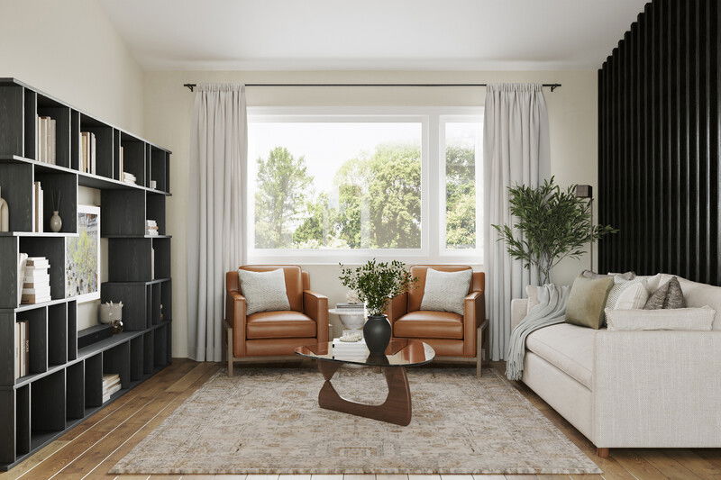 Online Designer Combined Living/Dining 3D Model 1
