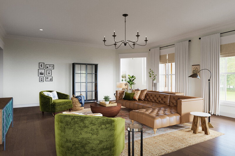 Online Designer Living Room 3D Model thumbnail2