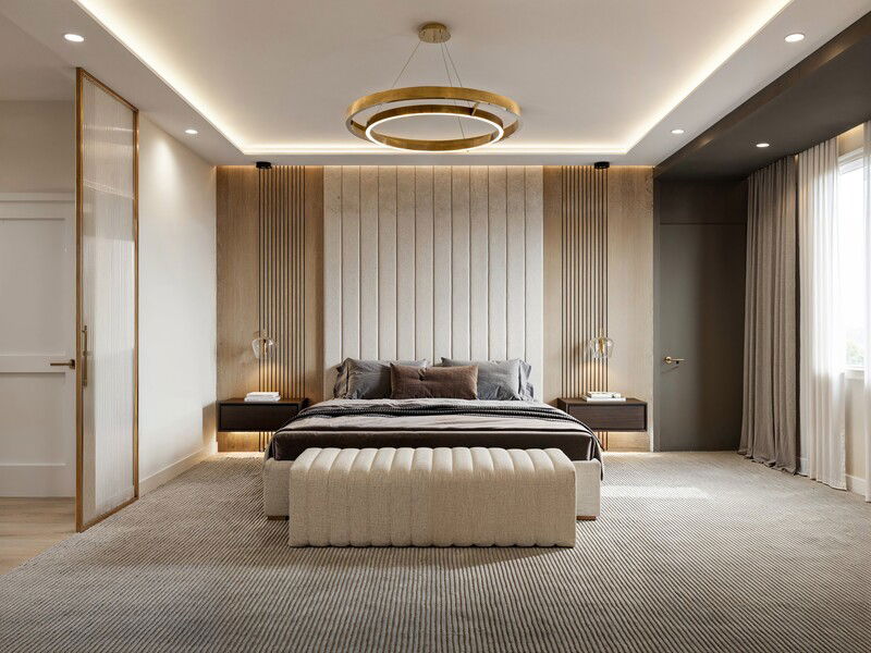 Online Designer Bedroom 3D Model 4