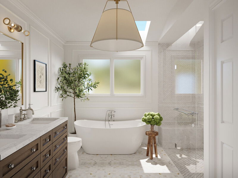 Online Designer Bathroom 3D Model 1