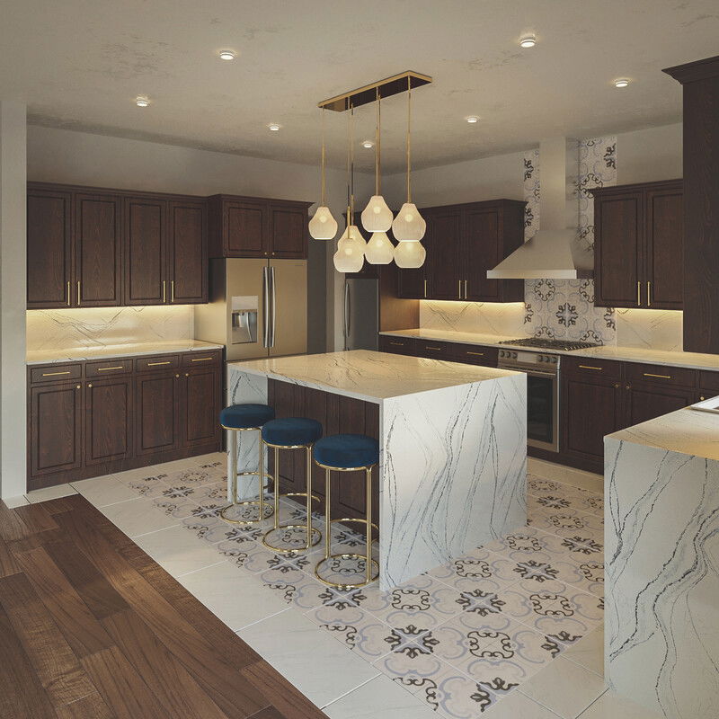 Modelo 3D de Cocina de Diseñador en Línea 3