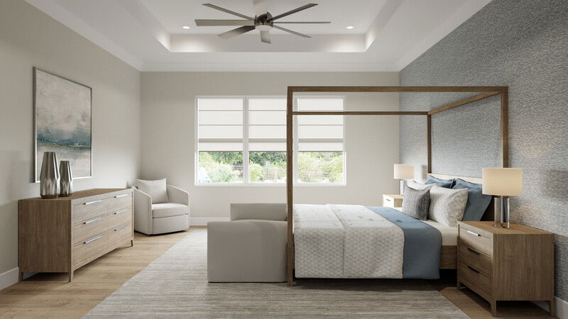Online Designer Bedroom 3D Model thumbnail1
