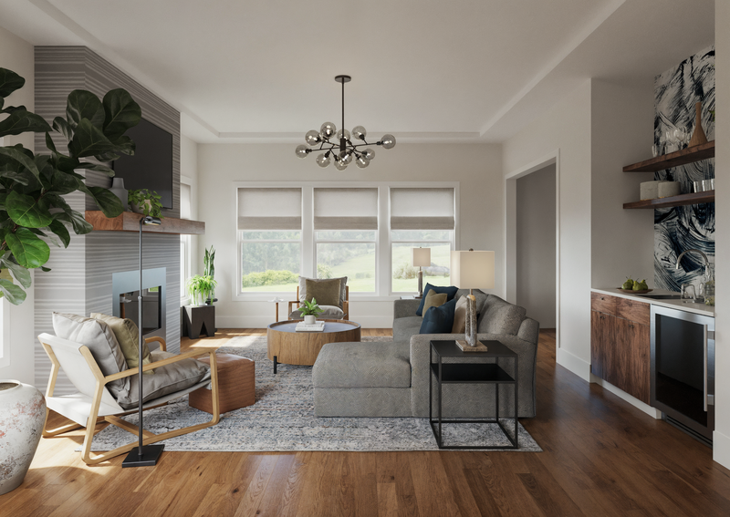 Online Designer Living Room 3D Model 2