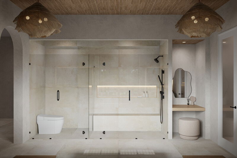 Online Designer Bathroom 3D Model 3