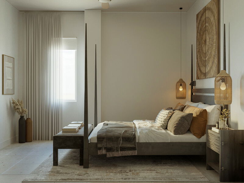 Online Designer Bedroom 3D Model 2